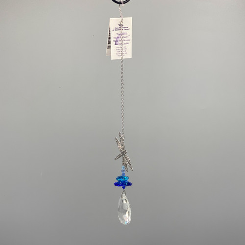 Crystal Fantasy Dragonfly Suncatcher
