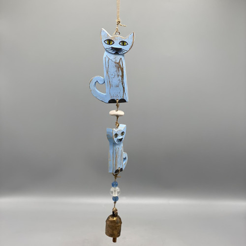 Wood Mama & Baby Cat WY-507 Nana Chime