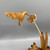 Hand-Carved Hummingbird Wood Sculpture