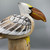 Carved Wood Pelican on a Piling