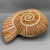 Nautilus Shell Beaded Pillow
