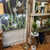 Antique Brass Tulip Floor Lamp
