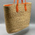 Straw Tote Bag, Orange