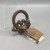 Antiqued Brass Wreath Wall Hook