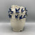 Small White Vase w/Blue 3D Birds