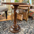 Carved Mango Wood Floral Accent Table