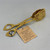 Embossed Brass Tongs