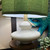 Scalloped Green Shade Table Lamp