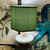 Scalloped Green Shade Table Lamp