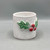Clay Christmas Holly Container