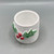 Clay Christmas Holly Container