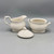 Sugar & Creamer Set, 1984 Mikasa Renaissance White