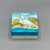 Painted White Egret Capiz Box