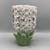 Hyacinth Vase w/3D Flowers & Leaves