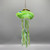 Green Lagoon Jellyfish Glass Wind Chime