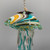 Sedona Jellyfish Glass Wind Chime