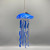 Sky & Dark Blue Jellyfish Glass Wind Chime