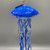 Sky & Dark Blue Jellyfish Glass Wind Chime
