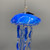 Sky & Dark Blue Jellyfish Glass Wind Chime