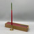 Box of 24 Thin Green & Red Taper Candles