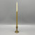 Individual Thin Cream & Gold Taper Candle