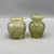 Frosted Marbled Glass Vase