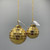 Gold Mosaic Glass Ornament