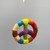 Handmade Wool Peace Sign Ornament