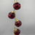 Burgundy Mercury Glass Ball Garland