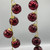Burgundy Mercury Glass Ball Garland