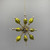 Glass Beaded Snowflake Ornament