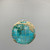 Blue & Gold Globe Ornament