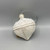 White Jeweled Fabric Ornament