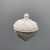 White Jeweled Fabric Ornament
