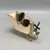 Metal Sleigh Ornament w/Pinecones
