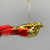 Red & Black Glass Bird Ornament