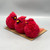 Set of 3 Fur Cardinal Clip-On Ornaments