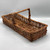 Hand-Woven Reed Basket w/Handle