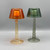 Glass Ribbed Lamp Tealight Holder