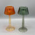 Glass Ribbed Lamp Tealight Holder