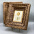 Water Hyacinth Framed Shell Wall Decor