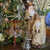 Decorative Gold Resin Santa
