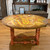 Hand-Painted Paisley Drop Leaf Round Table