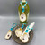 Oyster Shell Adornment with Turquoise Turtle Beads
