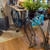 Metal Reclaimed Bicycle Bar / Table with Reclaimed Wood