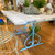 This Iron & Antique Wood Table is a one-of-a-kind piece of Ocean Springs History. The planks of wood are from the Newcomb Clark house that was built in 1904 in Ocean Springs, on Porter Ave.