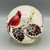 Light Up Cardinal Ball Decor