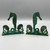 Vintage Bronze Sea Horse Bookends, Virginia Metal Crafters