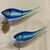Aqua Art Glass Fish Wall Decor