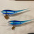 Aqua Art Glass Fish Wall Decor